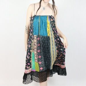 Kimchi Blue Patchwork Flowy Dress